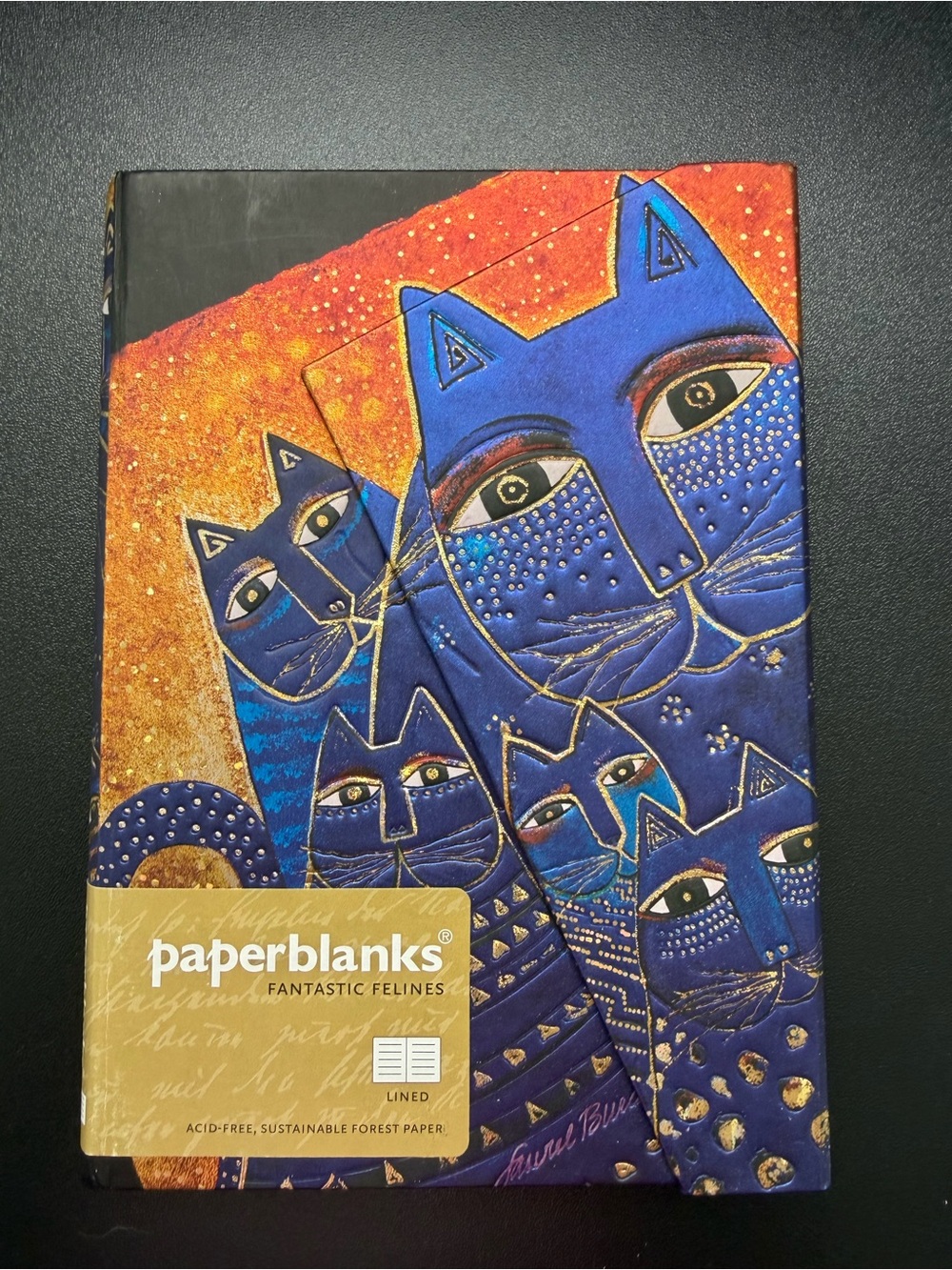 New Paperblanks Fantastic Felines Mediterranean Cats Notebook Lined Journal Midi